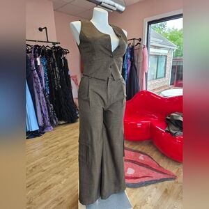 Women's Brown 3pc Suit